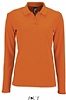 Polo Manga Larga Mujer Perfect Sols - Color Naranja